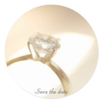 Save the date sticker