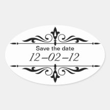 Save the Date Sticker