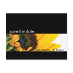 SAVE THE DATE :: sunflower postcards