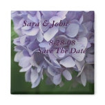 Save The Date Wedding Hydrangea Flower Magnet