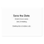 Save the Date Wedding in Las Vegas Chubby Cards business cards