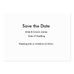 Save the Date Wedding in Las Vegas Chubby Cards business cards