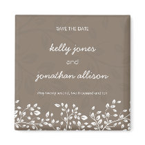 Save the Date Wedding Magnet