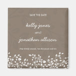 Save the Date Wedding Magnet