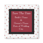 Save The Date Wedding Magnet  Template