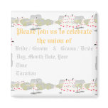 Save the Date Wedding Magnet (Wedding Montage)