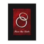 Save the Date Wedding Postcard
