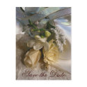 Save the Date Wedding Postcard