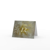 Save the Date with Cream Floral Swirls Design Greeting Cards