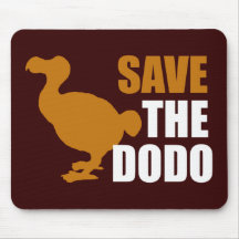 Save The Dodo Bird! Mousemat