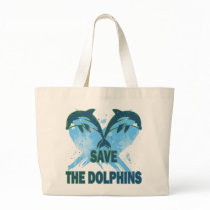 SAVE THE DOLPHINS CANVAS BAGS