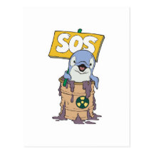 save the dolphins postcards
