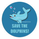 Save the Dolphins! stickers