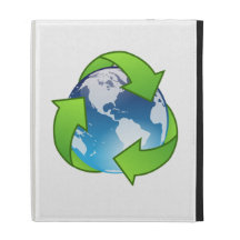 Save the Earth and Recycle iPad Folio Cover
