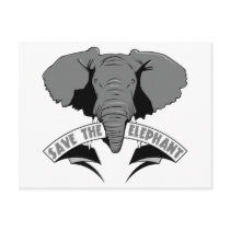 Save The Elephant Postcards