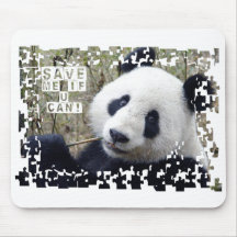 Save The Giant Panda Mouse Mat