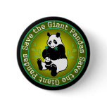 Save the Giant Pandas buttons
