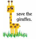 save the giraffes t-shirts