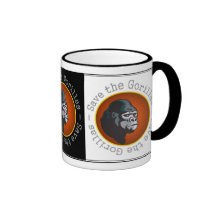 Save the Gorillas Mugs