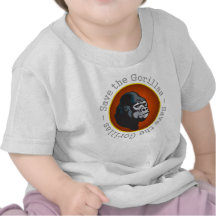 Save the Gorillas T Shirts