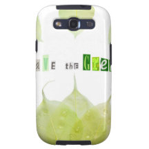 Save the Green, ecology concept Samsung Galaxy S3 Case