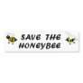 Save the Honeybee Bumper Sticker