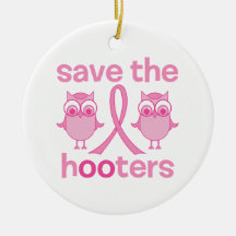 Save The Hooters Christmas Ornament