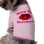 Save the Hooters pet clothing