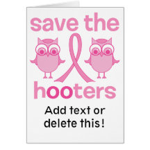 Save The Hooters Greeting Card