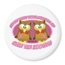 Save The Hooters Fridge Magnet