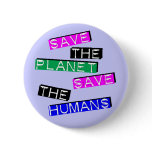 Save the Humans buttons