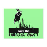 Save the Louisiana coast postcards
