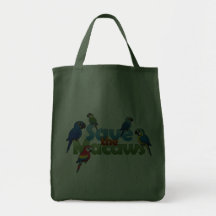 Save the Macaws Tote Bag