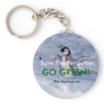 Save The Penguins keychains