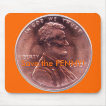 Save the PENNY! Mouse Mat