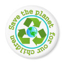 Save the planet for our children magnets