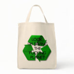 Save the Planet Grocery Tote bags