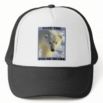Save the Polar Bears Mesh Hats