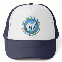 Save the Polar Bears Mesh Hat