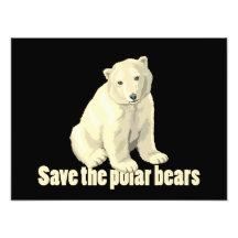 Save the Polar Bears Photo Art