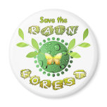 Save the Rainforest Refrigerator Magnet