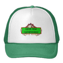 save the rainforest mesh hat