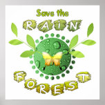 Save the Rainforest posters