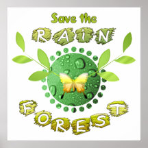 Save the Rainforest Poster