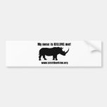 Save the Rhino Bumper Stickers