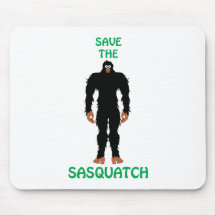 SAVE THE SASQUATCH MOUSEPAD