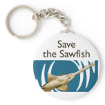 Save The Sawfish keychain