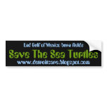 Save The Sea Turtles bumper stickers
