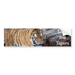Save the Tigers bumper stickers