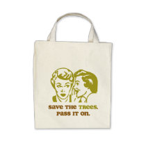 Save the Trees Accent Tote Bag bags